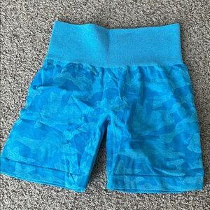 NVGTN Vibrant Blue Camo Shorts